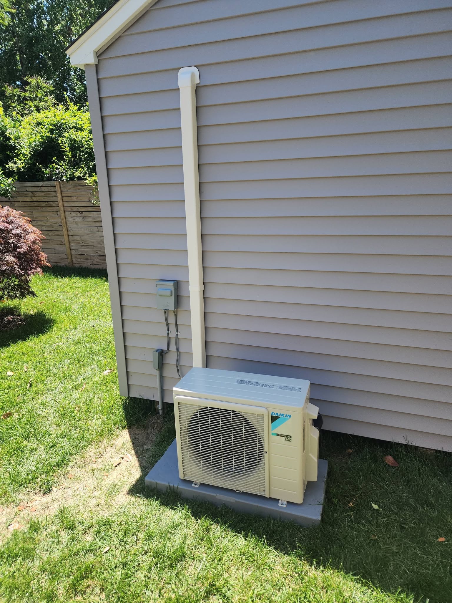 Ductless mini-split heat pump installed in {{ townName }}, VA by Freedom Heating & Cooling